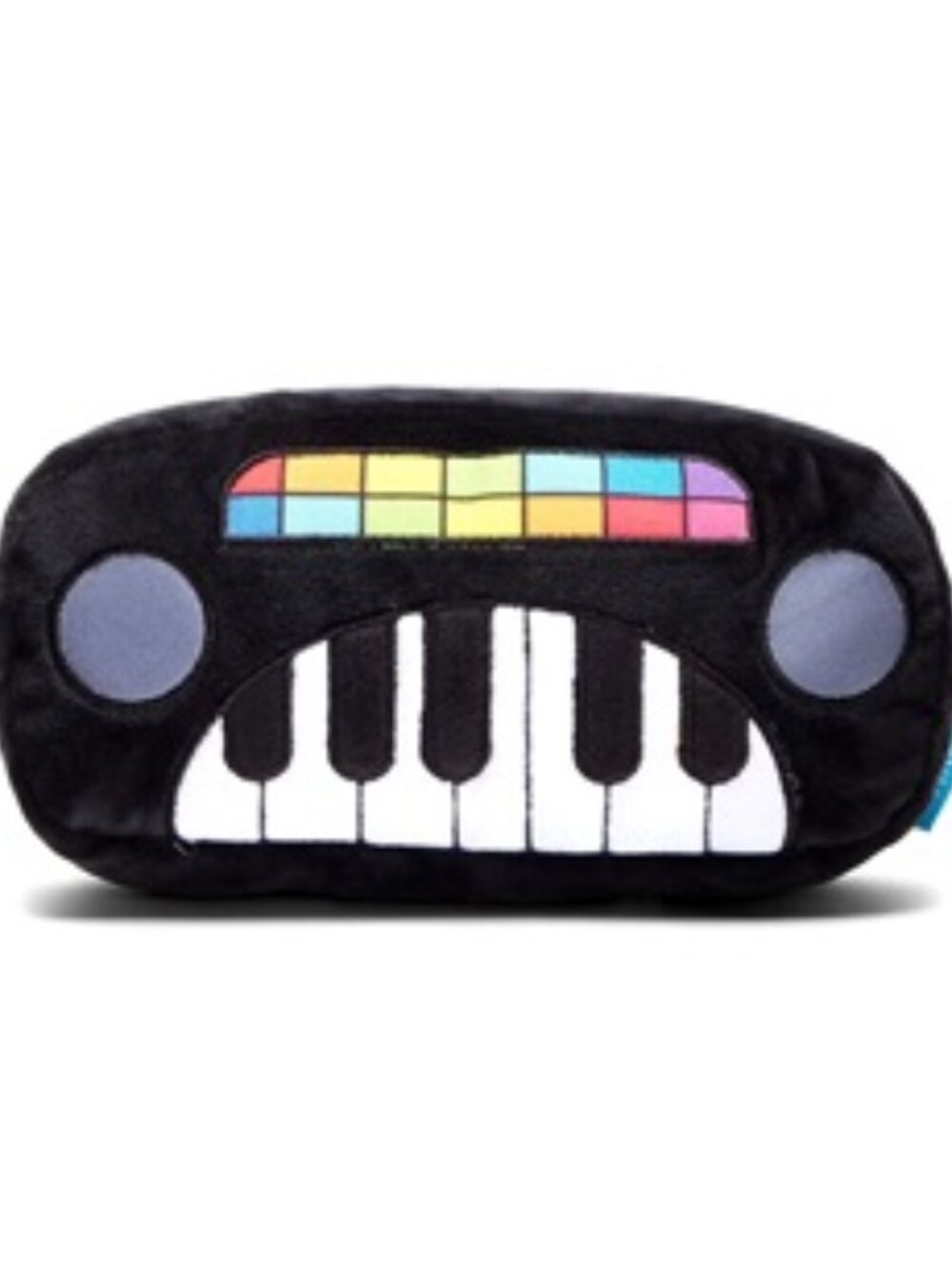 New Bark Box M-L Squeaky Wonder Keyboard Plush Dog Toy Squeaker